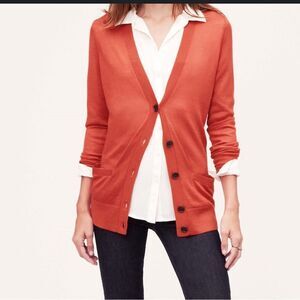 Loft oversized Boyfriend cardigan sweater